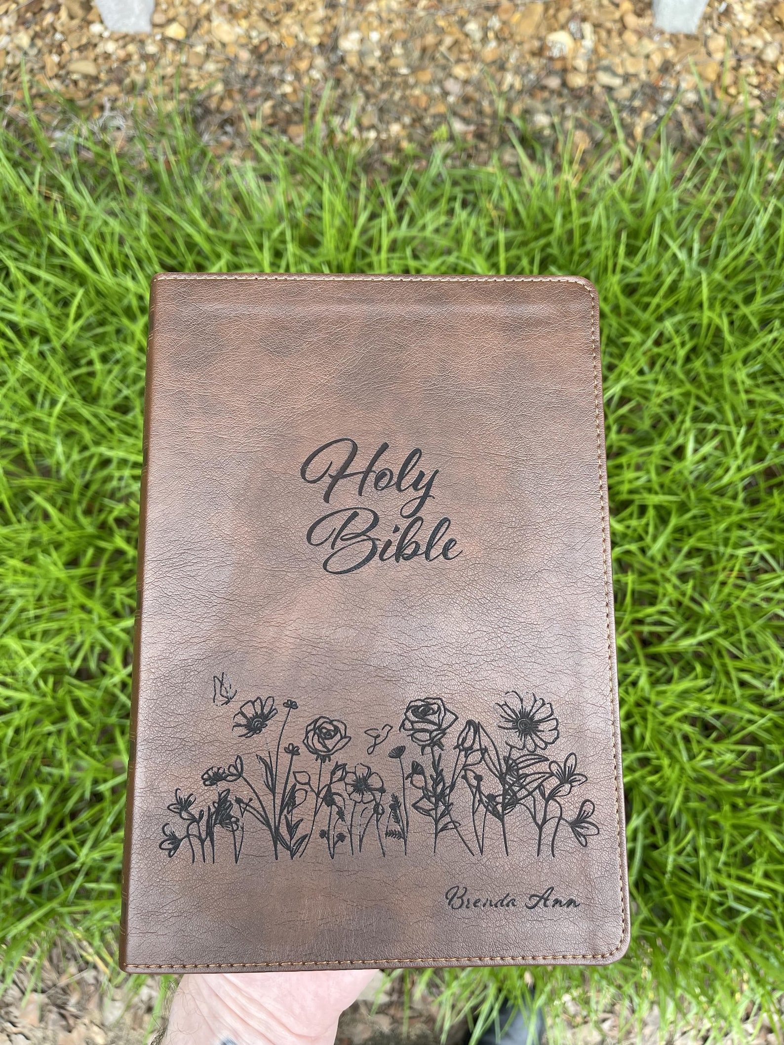 Custom engraved bible